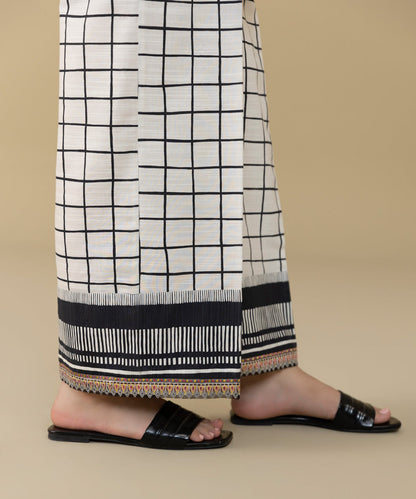 Sapphire - Embroidered Khaddar Culottes
