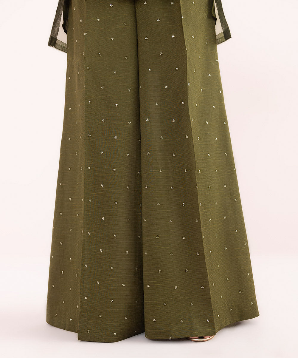 Sapphire - 2 Piece - Embroidered Zari Organza Suit