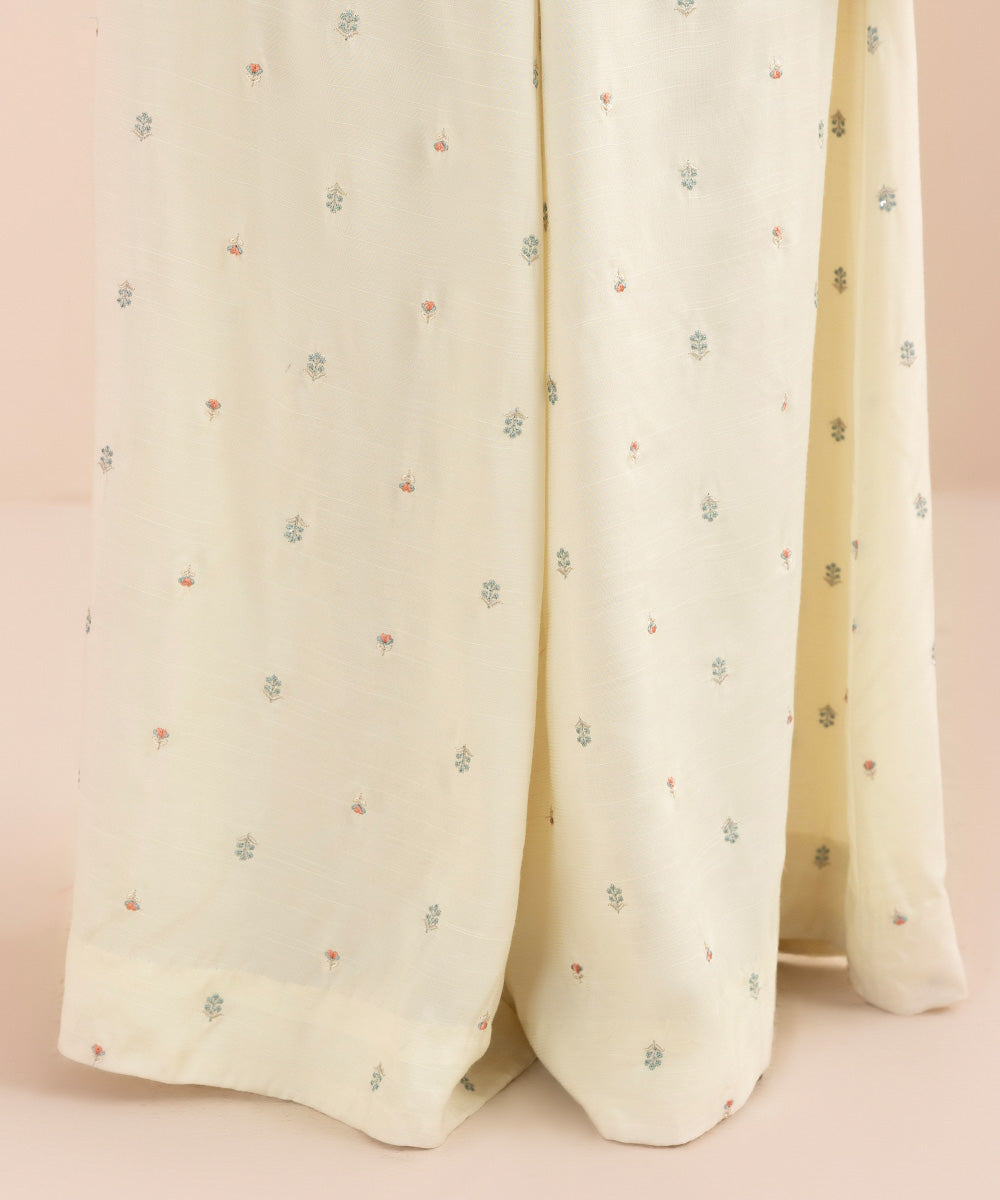 Sapphire - 2 Piece - Embroidered Organza Suit