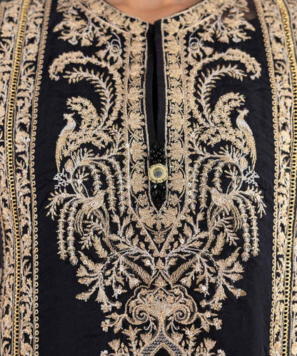 Sapphire - Embroidered Organza Shirt