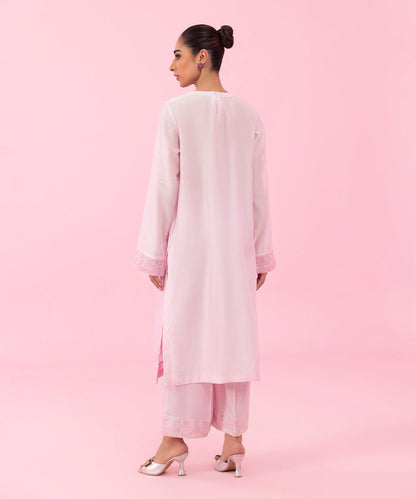 Sapphire - 2 Piece - Embroidered Raw Silk Suit