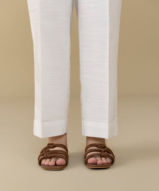 Sapphire - Khaddar Straight Pants