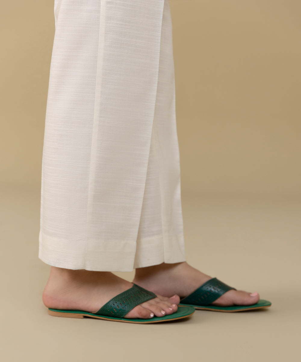 Sapphire - Khaddar Straight Pants