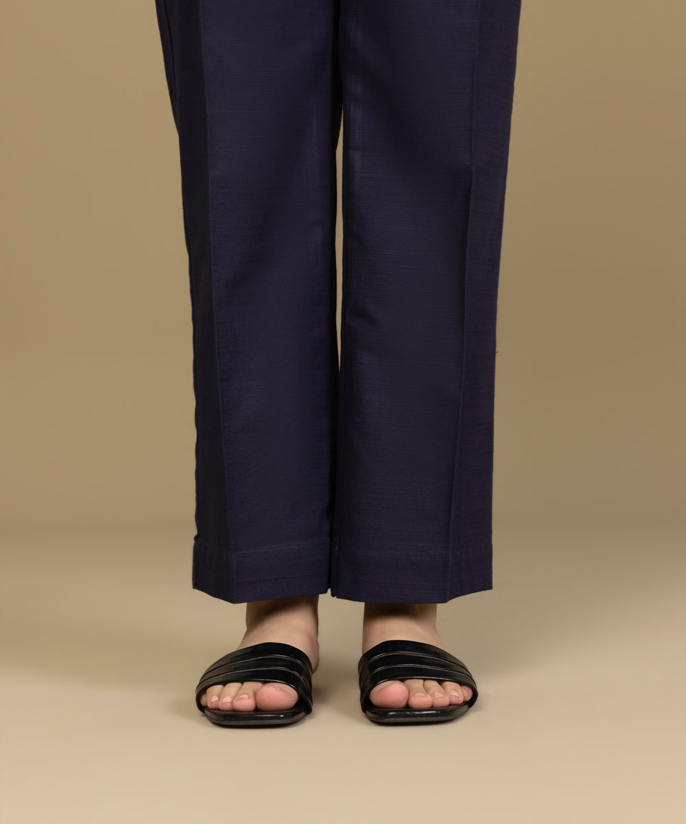Sapphire - Khaddar Straight Pants