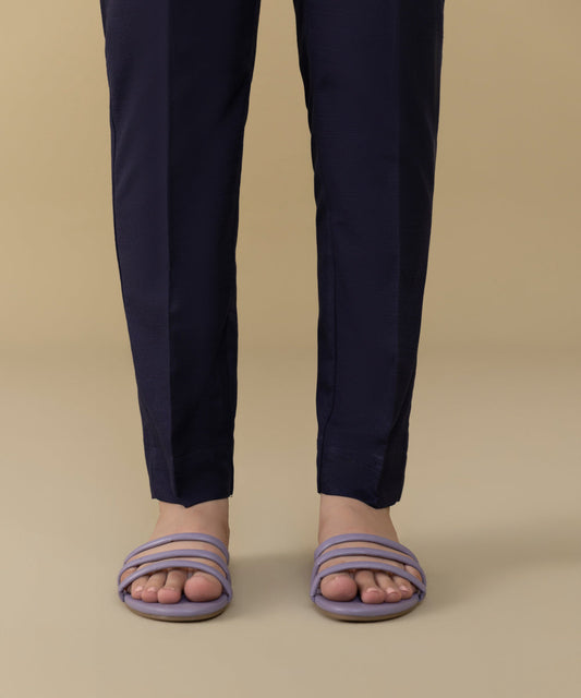 Sapphire - Khaddar Cigarette Pants