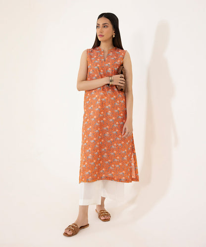 Sapphire - Printed Lawn Shirt