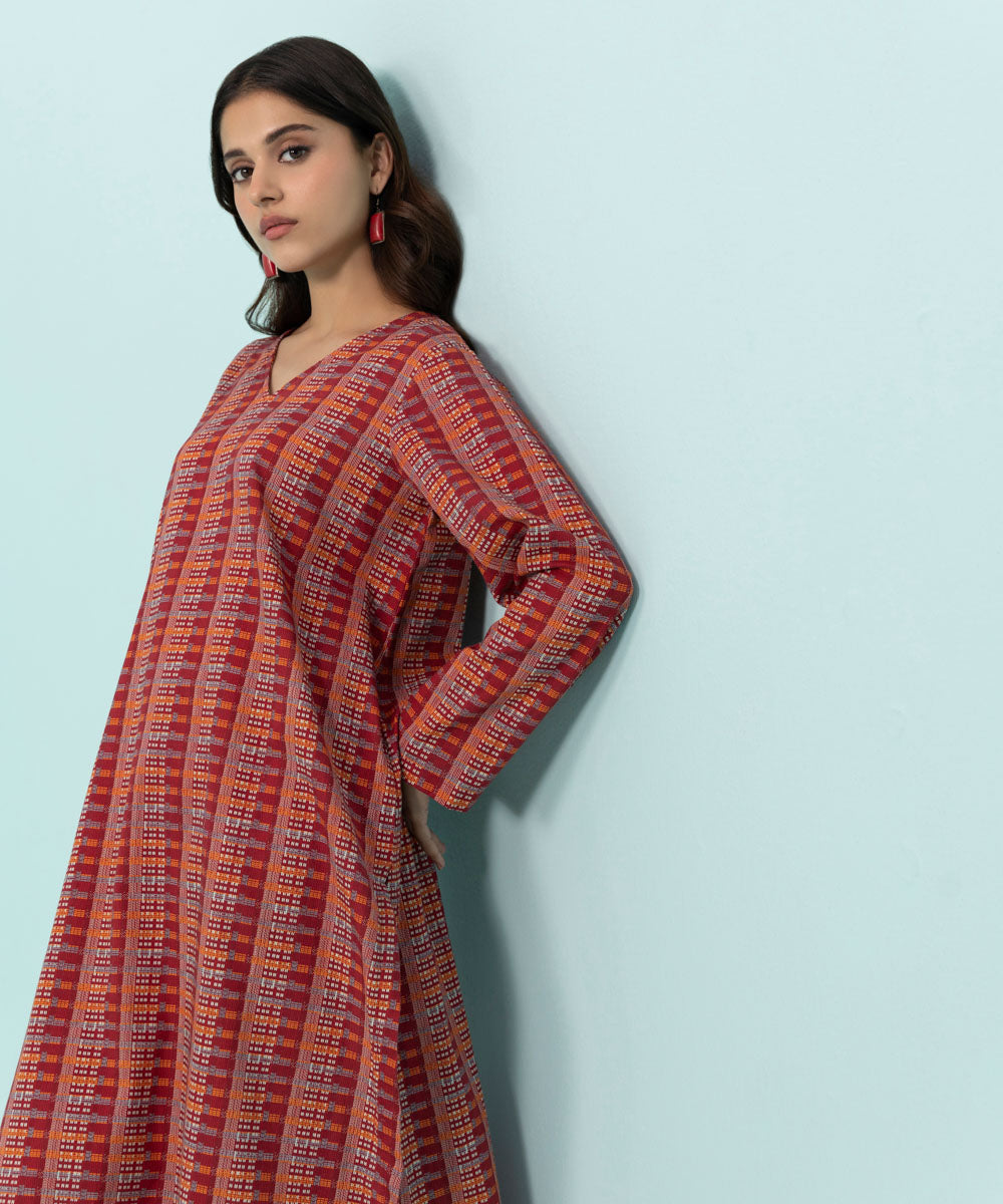Sapphire - Printed Khaddar Shirt