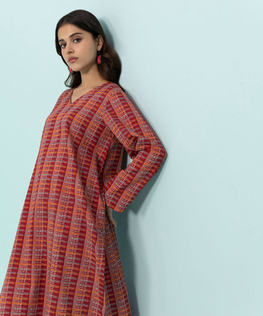 Sapphire - Printed Khaddar Shirt