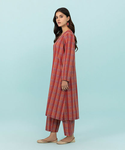 Sapphire - Printed Khaddar Shirt