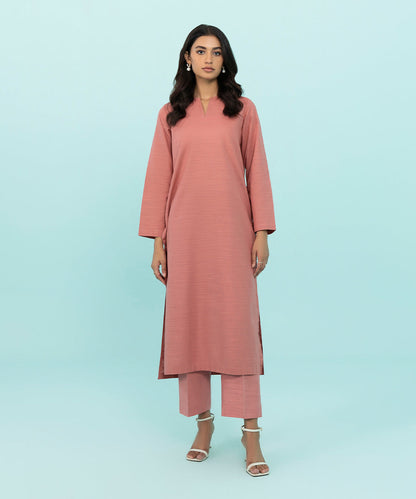 Sapphire - Solid Khaddar Shirt