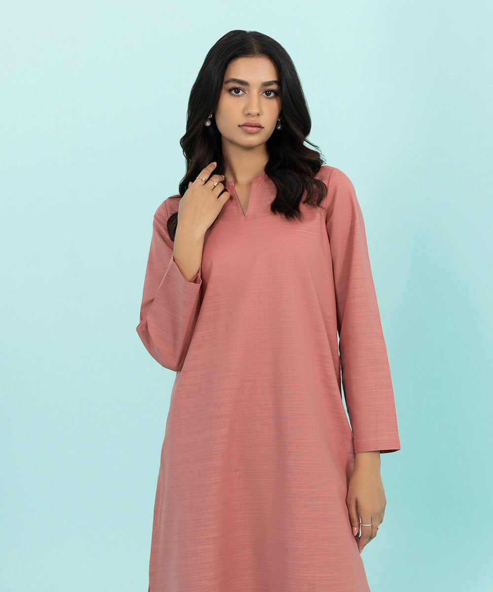 Sapphire - Solid Khaddar Shirt