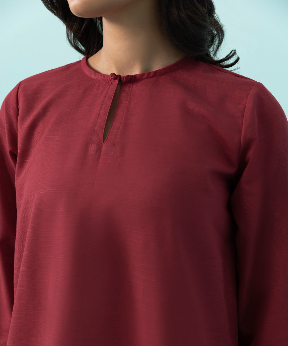 Sapphire - Solid Khaddar Shirt