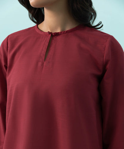 Sapphire - Solid Khaddar Shirt
