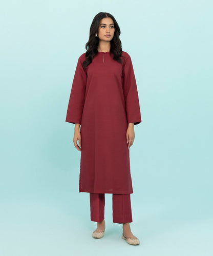 Sapphire - Solid Khaddar Shirt