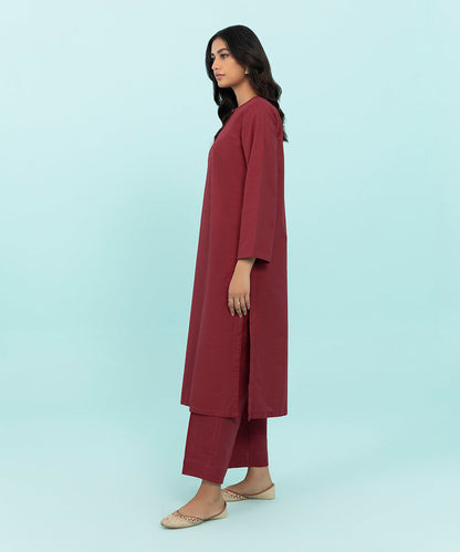 Sapphire - Solid Khaddar Shirt