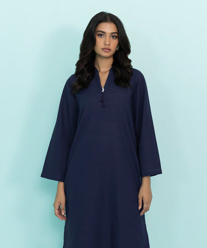 Sapphire - Solid Khaddar Shirt