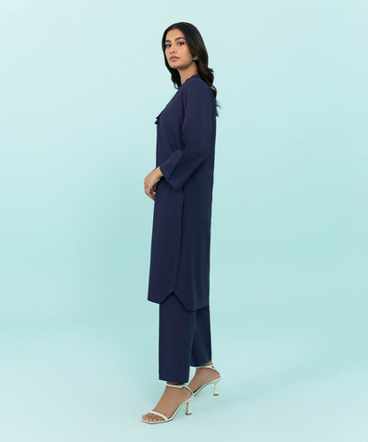 Sapphire - Solid Khaddar Shirt
