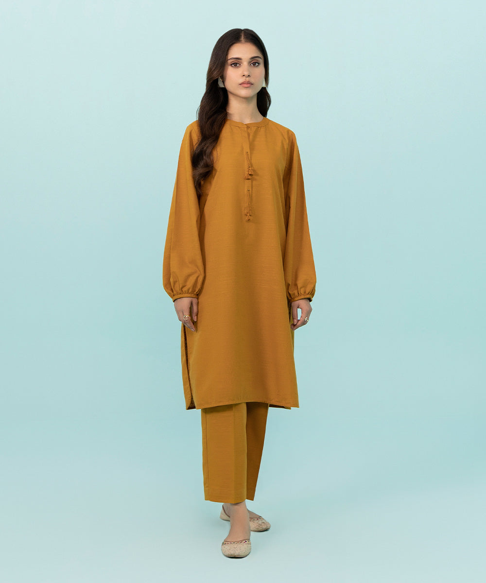 Sapphire - Solid Khaddar Shirt