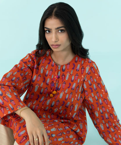 Sapphire - Printed Khaddar Shirt