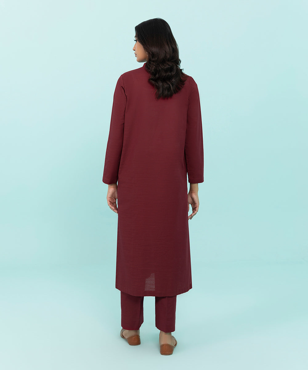 Sapphire - Solid Khaddar Shirt