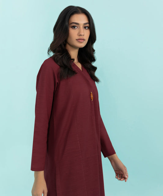 Sapphire - Solid Khaddar Shirt