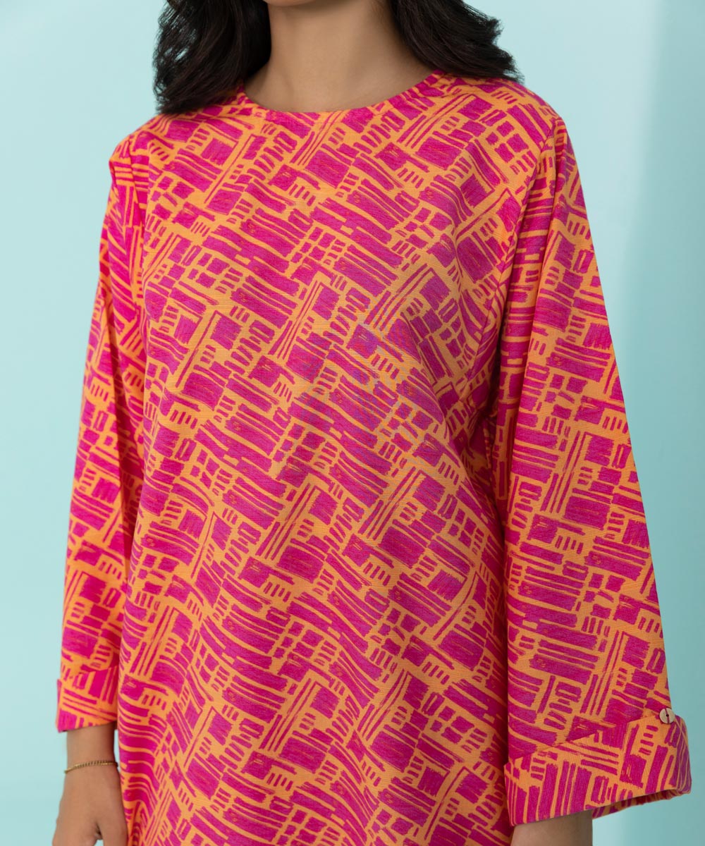 Sapphire - Printed Khaddar Shirt