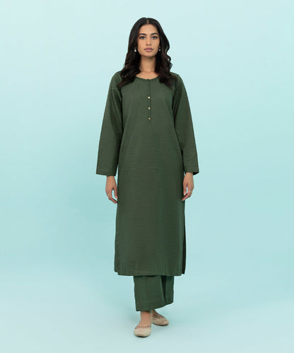 Sapphire - Solid Khaddar Shirt