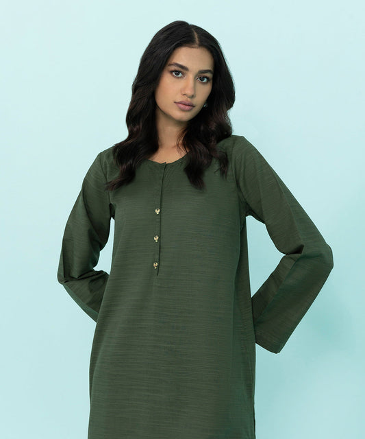 Sapphire - Solid Khaddar Shirt