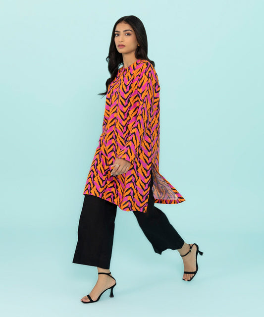 Sapphire - Printed Khaddar Shirt