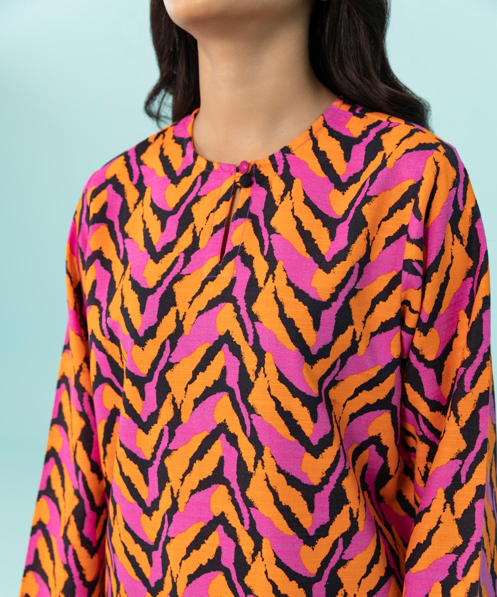 Sapphire - Printed Khaddar Shirt