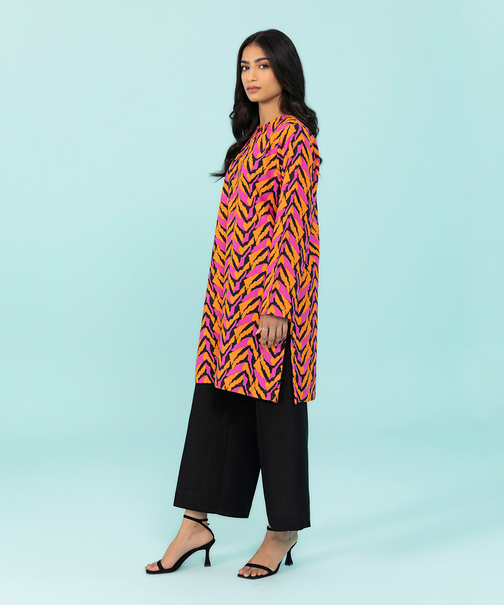 Sapphire - Printed Khaddar Shirt