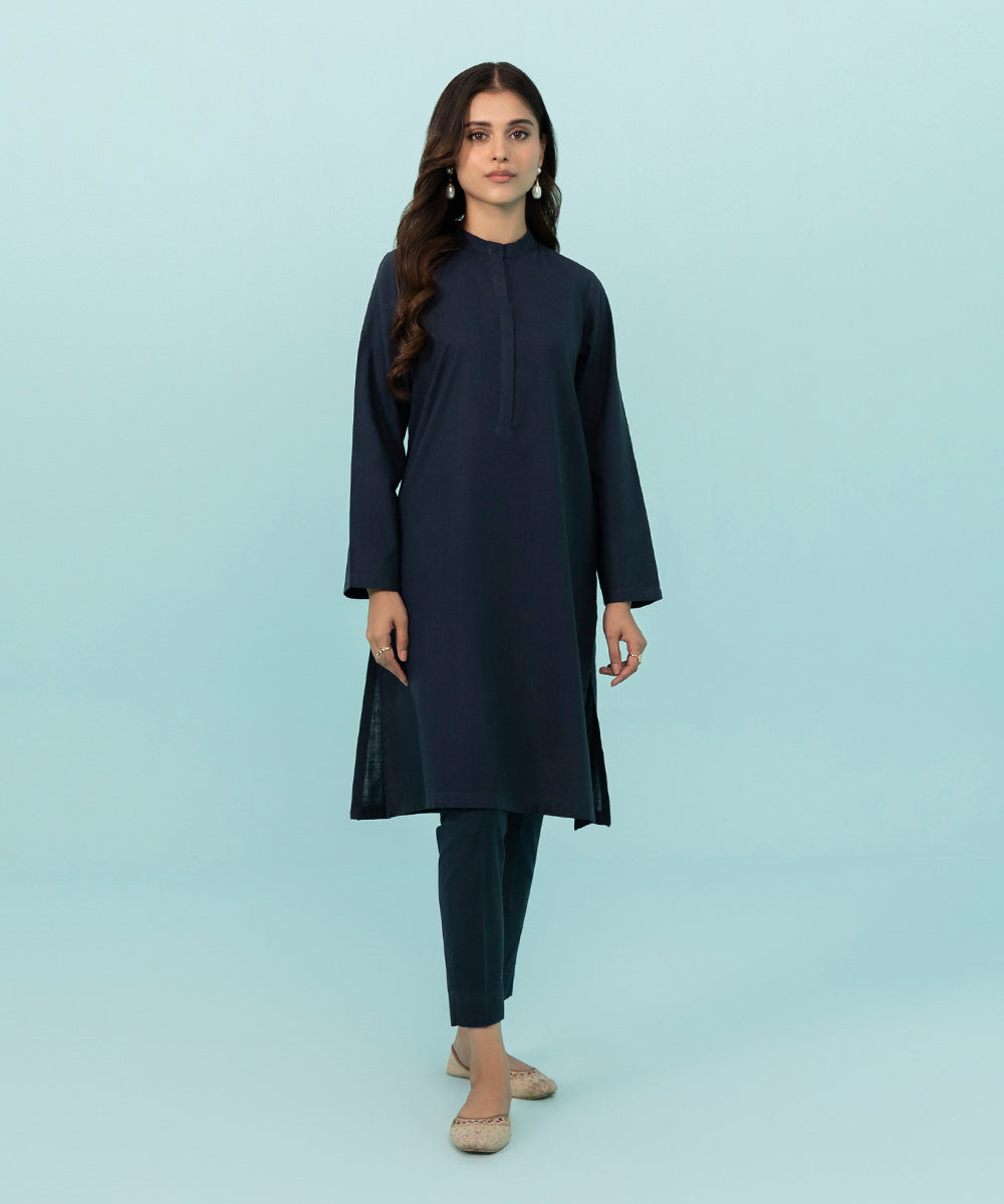 Sapphire - 2 Piece - Solid Khaddar Suit