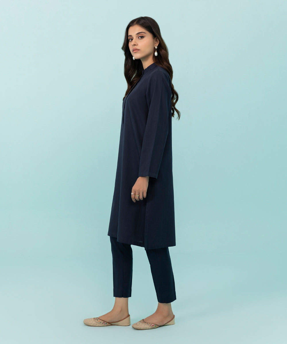 Sapphire - 2 Piece - Solid Khaddar Suit