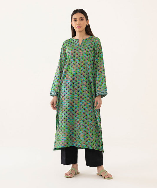 Sapphire - Embroidered Lawn Shirt