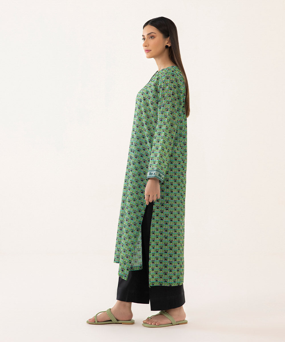 Sapphire - Embroidered Lawn Shirt