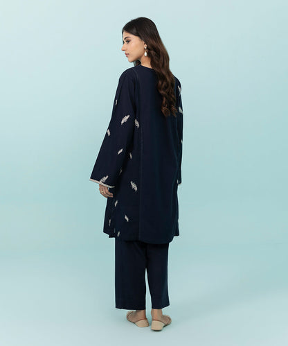 Sapphire - 2 Piece - Embroidered Khaddar Suit