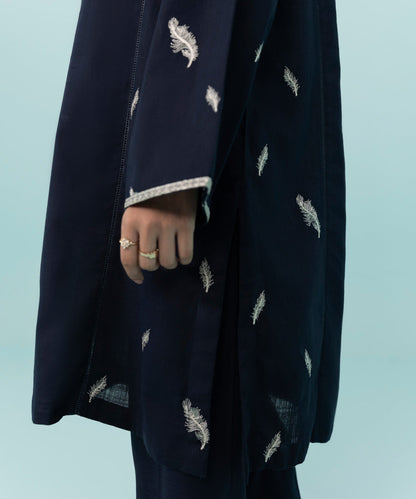 Sapphire - 2 Piece - Embroidered Khaddar Suit