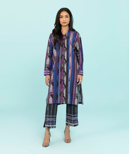 Sapphire - Embroidered Khaddar Shirt