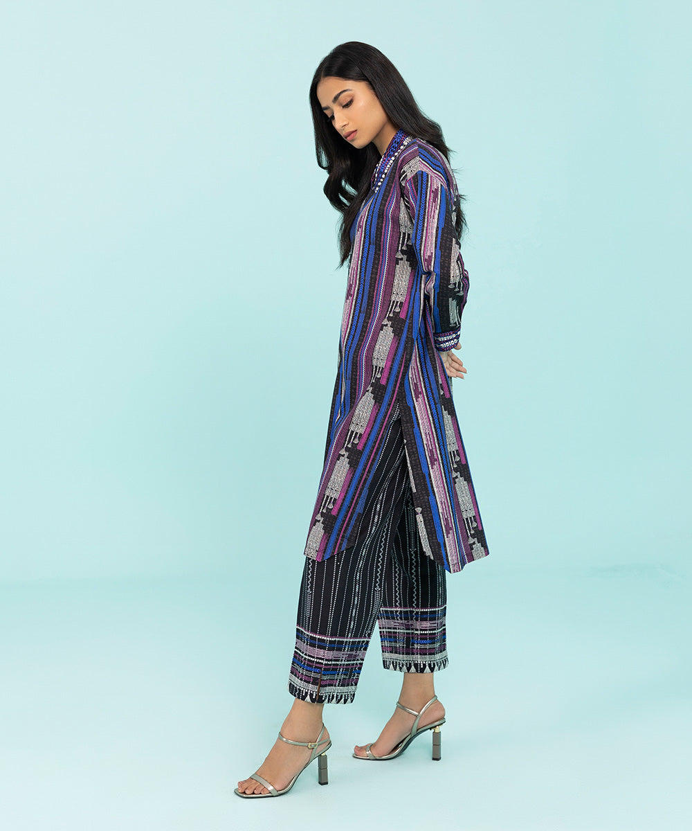 Sapphire - Embroidered Khaddar Shirt