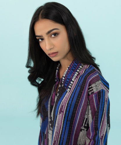 Sapphire - Embroidered Khaddar Shirt