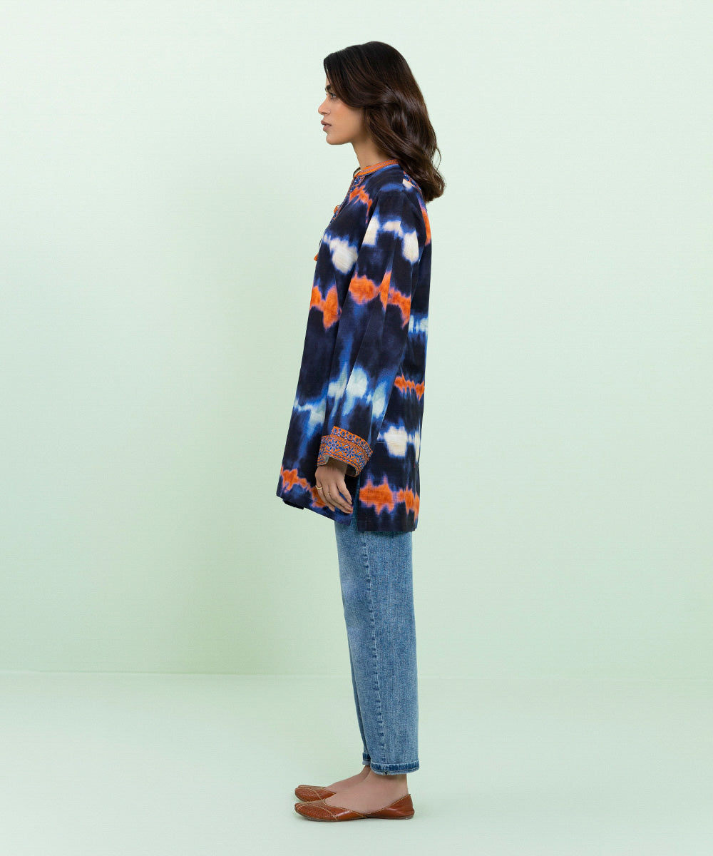 Sapphire - Embroidered Khaddar Jacket