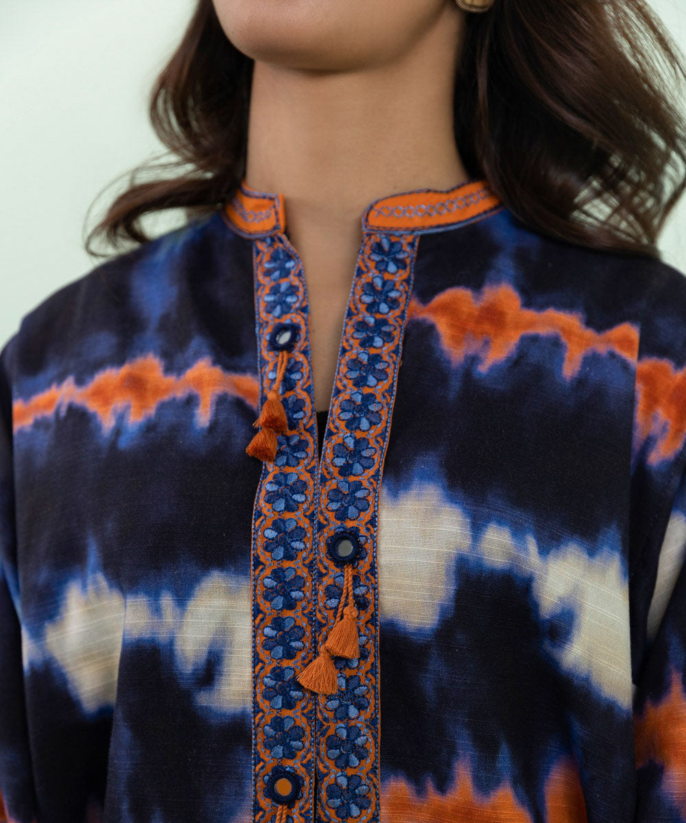 Sapphire - Embroidered Khaddar Jacket