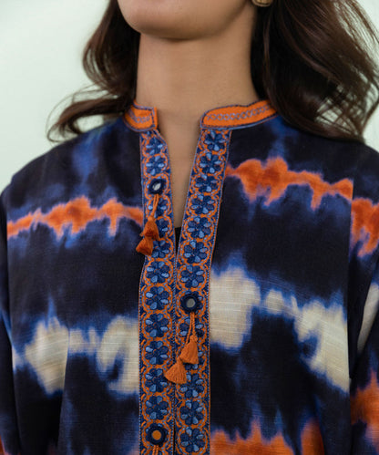 Sapphire - Embroidered Khaddar Jacket