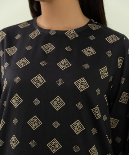 Sapphire - 2 Piece - Embroidered Cotton Satin Suit