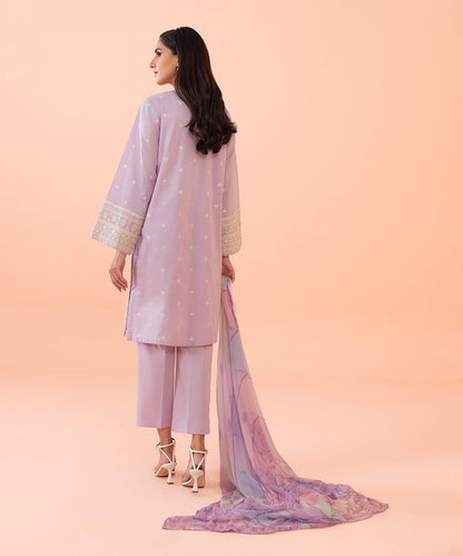 Sapphire - 3 Piece - Embroidered Cambric Suit
