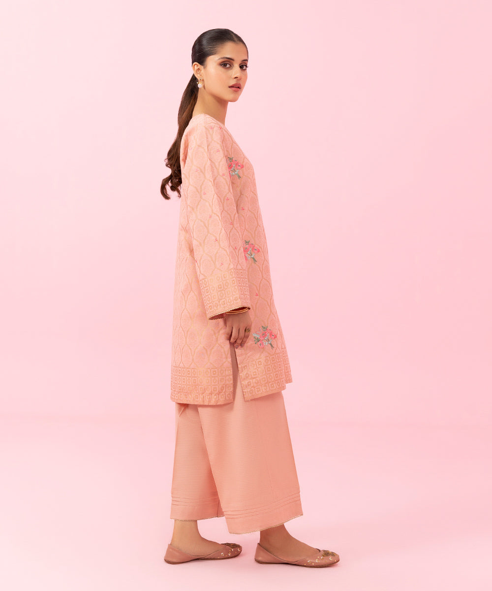 Sapphire - 2 Piece - Embroidered Dobby Suit