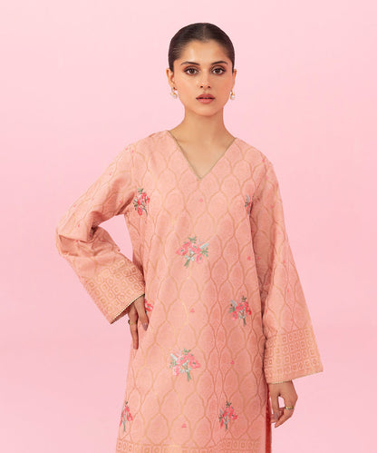 Sapphire - 2 Piece - Embroidered Dobby Suit