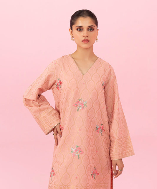 Sapphire - 2 Piece - Embroidered Dobby Suit
