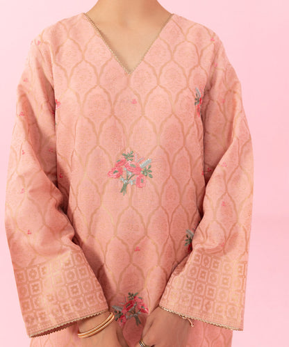 Sapphire - 2 Piece - Embroidered Dobby Suit