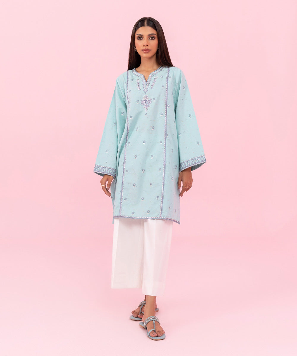 Sapphire - Embroidered Multi Neps Shirt